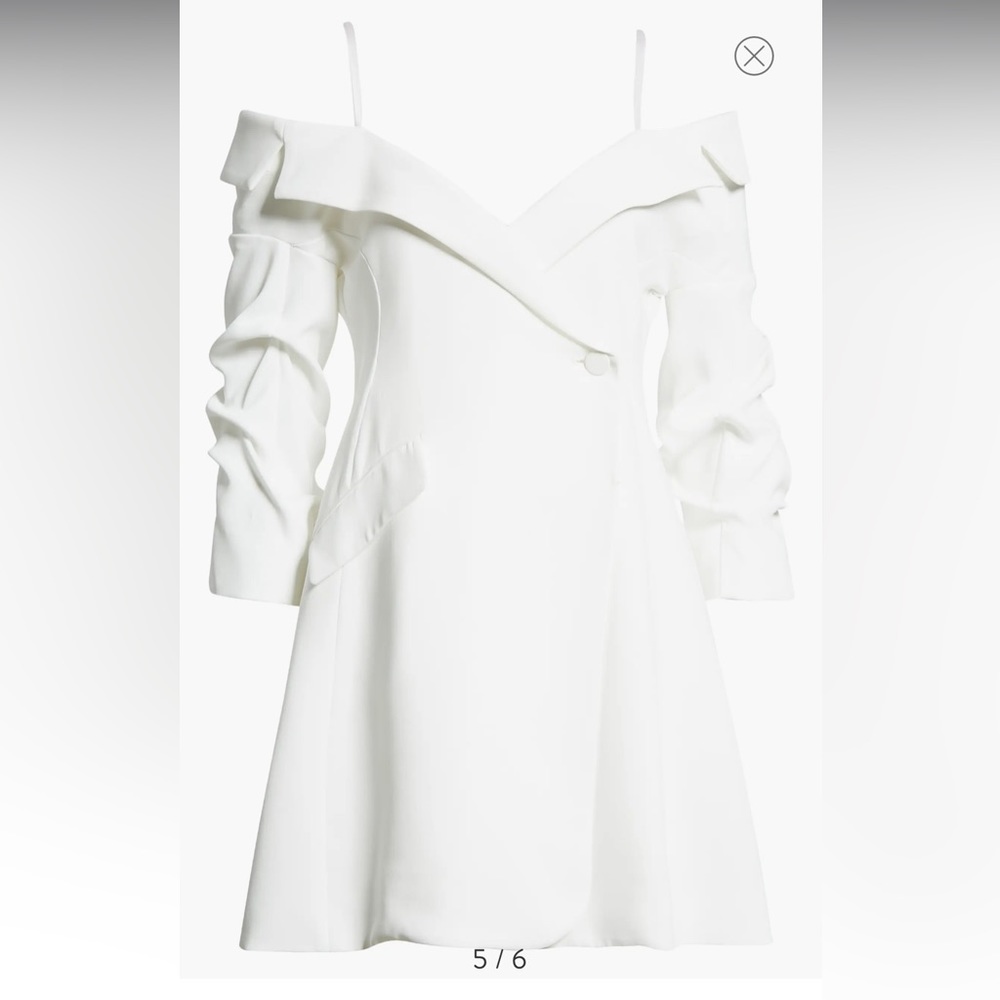 Cinq á sept off shoulder mini dress